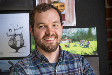 Bradley Furnish in a Pixar Studio